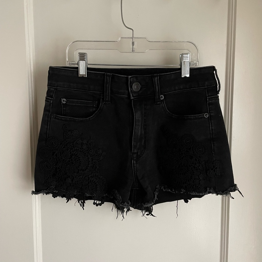 American Eagle Black Denim Shorts 🖤